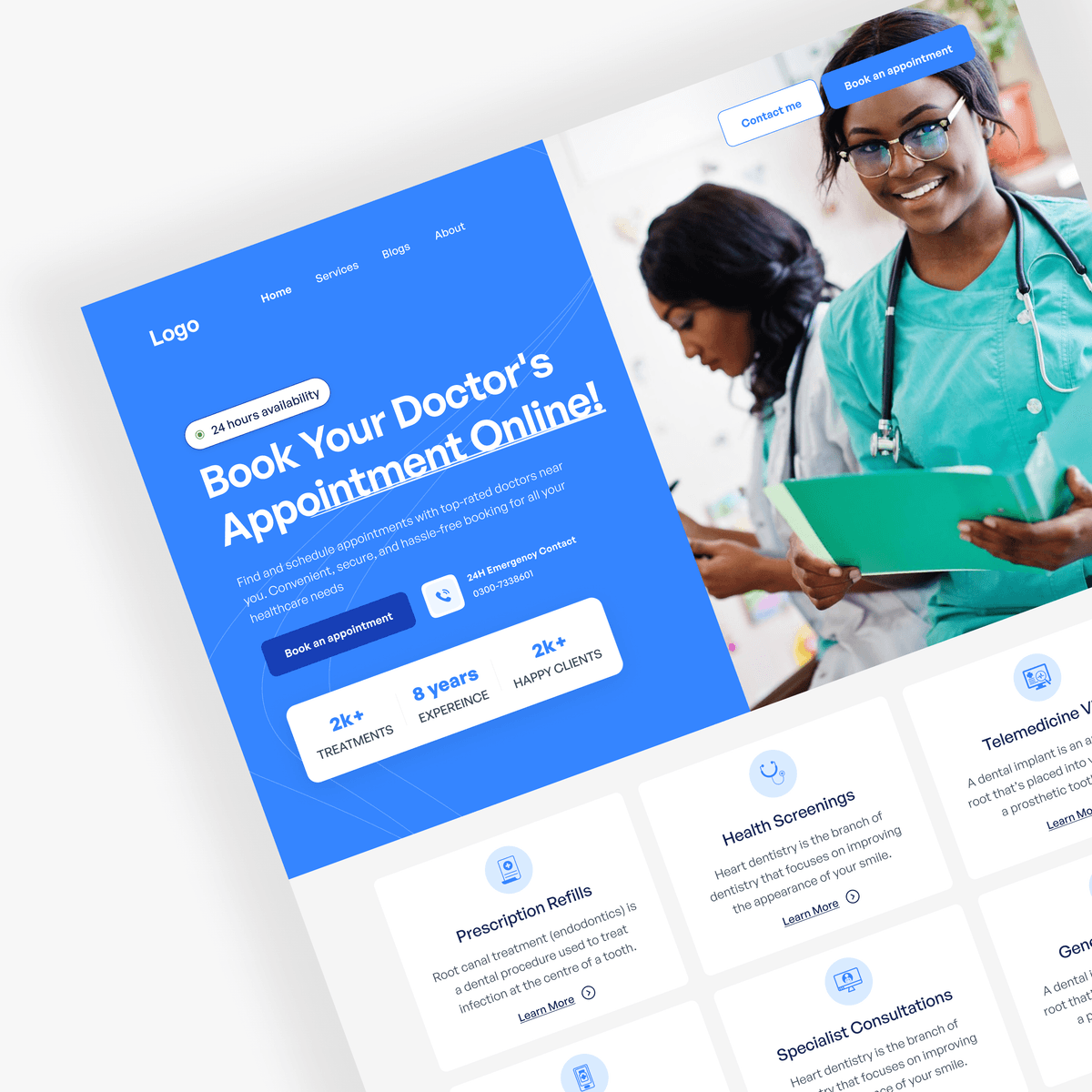 Medical Landing Page