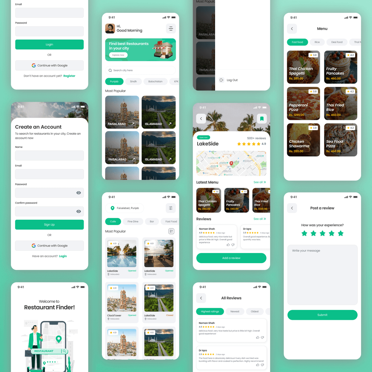 Restaurant Finder App
